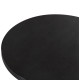 ΕΠΙΦΑΝΕΙΑ ΤΡΑΠΕΖΙΟΥ SINTERED STONE HM6653.01 ΜΑΥΡΗ ΜΕ ΠΛΑΙΣΙΟ ALU ΜΑΥΡΟ Φ70εκ.