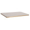 ΕΠΙΦΑΝΕΙΑ ΤΡΑΠΕΖΙΟΥ SINTERED STONE HM6656.12 WHITE MARBLE-ΠΛΑΙΣΙΟ ALU ΧΡΥΣΟ 120x80εκ.