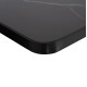 ΕΠΙΦΑΝΕΙΑ ΤΡΑΠΕΖΙΟΥ SINTERED STONE HM6656.03 BLACK MARBLE-ΠΛΑΙΣΙΟ ALU ΜΑΥΡΟ 120x80εκ.