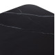 ΕΠΙΦΑΝΕΙΑ ΤΡΑΠΕΖΙΟΥ SINTERED STONE HM6656.03 BLACK MARBLE-ΠΛΑΙΣΙΟ ALU ΜΑΥΡΟ 120x80εκ.