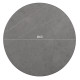 ΕΠΙΦΑΝΕΙΑ ΤΡΑΠΕΖΙΟΥ SINTERED STONE HM6652.05 GREY MARBLE--ΠΛΑΙΣΙΟ ALU ΓΚΡΙ Φ60εκ.