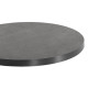 ΕΠΙΦΑΝΕΙΑ ΤΡΑΠΕΖΙΟΥ SINTERED STONE HM6652.05 GREY MARBLE--ΠΛΑΙΣΙΟ ALU ΓΚΡΙ Φ60εκ.