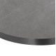 ΕΠΙΦΑΝΕΙΑ ΤΡΑΠΕΖΙΟΥ SINTERED STONE HM6652.05 GREY MARBLE--ΠΛΑΙΣΙΟ ALU ΓΚΡΙ Φ60εκ.
