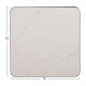 ΕΠΙΦΑΝΕΙΑ ΤΡΑΠΕΖΙΟΥ SINTERED STONE HM6654.02 WHITE MARBLE--ΠΛΑΙΣΙΟ ALU ΜΑΥΡΟ 70x70εκ.