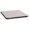 ΕΠΙΦΑΝΕΙΑ ΤΡΑΠΕΖΙΟΥ SINTERED STONE HM6654.02 WHITE MARBLE--ΠΛΑΙΣΙΟ ALU ΜΑΥΡΟ 70x70εκ.