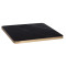 ΕΠΙΦΑΝΕΙΑ ΤΡΑΠΕΖΙΟΥ SINTERED STONE HM6655.13 BLACK MARBLE--ΠΛΑΙΣΙΟ ALU ΧΡΥΣΟ 80x80εκ.