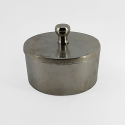 BOITE ΚΟΥΤΙ ΑΠΟΘΗΚΕΥΣΗΣ 14x14x10cm ΑΛΟΥΜΙΝΙΟ ΑΣΗΜΙ