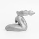 CHEVEU SILVER 2 ΔΙΑΚΟΣΜΗΤΙΚΗ ΦΙΓΟΥΡΑ 24x10x17cm POLYRESIN ΑΣΗΜΙ