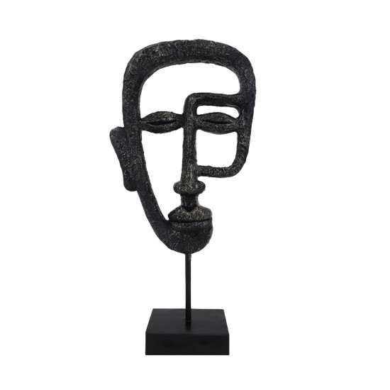 ACT BLACK 1 ΔΙΑΚΟΣΜΗΤΙΚΟ TOTEM 16x7x34cm POLYRESIN ΜΑΥΡΟ