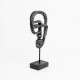 ACT BLACK 2 ΔΙΑΚΟΣΜΗΤΙΚΟ TOTEM 15x7x32cm POLYRESIN ΜΑΥΡΟ