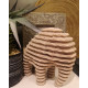 PAIDO ΔΙΑΚΟΣΜΗΤΙΚΟ ΕΛΕΦΑΝΤΑΣ 18x10x16cm POLYRESIN ΓΚΡΙ