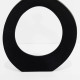 ABSTRACT CIRCLE ΒΑΖΟ 37x5x45cm ΑΛΟΥΜΙΝΙΟ ΜΑΥΡΟ