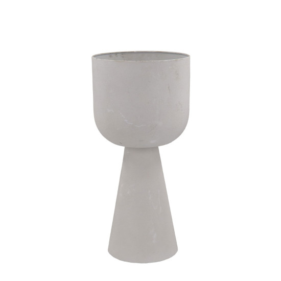 LINEAR 56 ΚΑΣΠΩ 26x26x56cm ΜΕΤΑΛΛΟ ΛΕΥΚΟ
