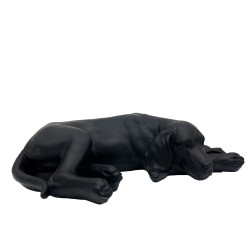 BULDON ΔΙΑΚΟΣΜΗΤΙΚΟ ΣΚΥΛΟΣ 40x23x11cm POLYRESIN ΜΑΥΡΟ