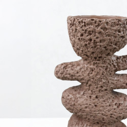 LUSTRE I ΚΗΡΟΠΗΓΙΟ ΔΙΑΚΟΣΜΗΤΙΚΟ 15x10x25cm RESIN ΚΑΦΕ