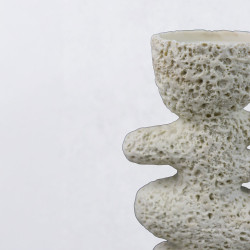 LUSTRE III ΚΗΡΟΠΗΓΙΟ ΔΙΑΚΟΣΜΗΤΙΚΟ 15x10x25cm RESIN ΜΠΕΖ