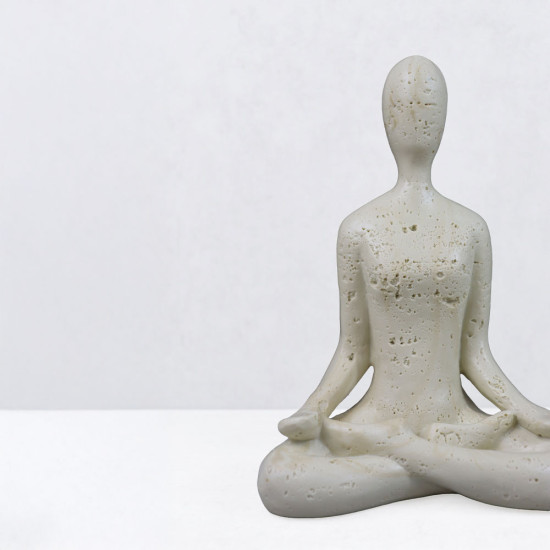 MORPH III ΔΙΑΚΟΣΜΗΤΙΚΟ ΣΩΜΑ 13x8x18cm RESIN ΜΠΕΖ