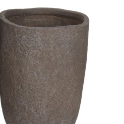 SOLIN ΚΑΣΠΩ SET 3ΤΜΧ 44x44x67cm MgO ΓΚΡΙ ΣΚΟΥΡΟ