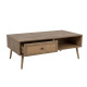 AMMOS COFFEE TABLE 1ΣΥΡΤΑΡΙ ΦΥΣΙΚΟ ΜΕ RATTAN 110x59x41.4cm